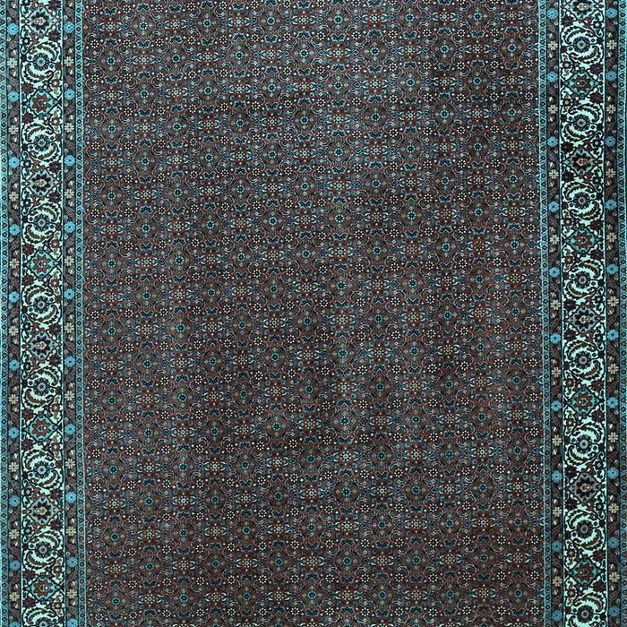 Machine Washable Persian Light Blue Traditional Rug, wshtr1524lblu