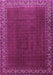 Machine Washable Persian Pink Traditional Rug, wshtr1524pnk