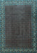 Persian Light Blue Traditional Rug, tr1524lblu