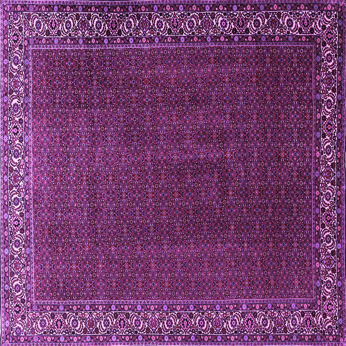Square Persian Purple Traditional Rug, tr1524pur