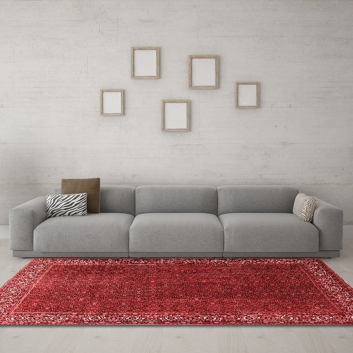 Traditional Red Washable Rugs