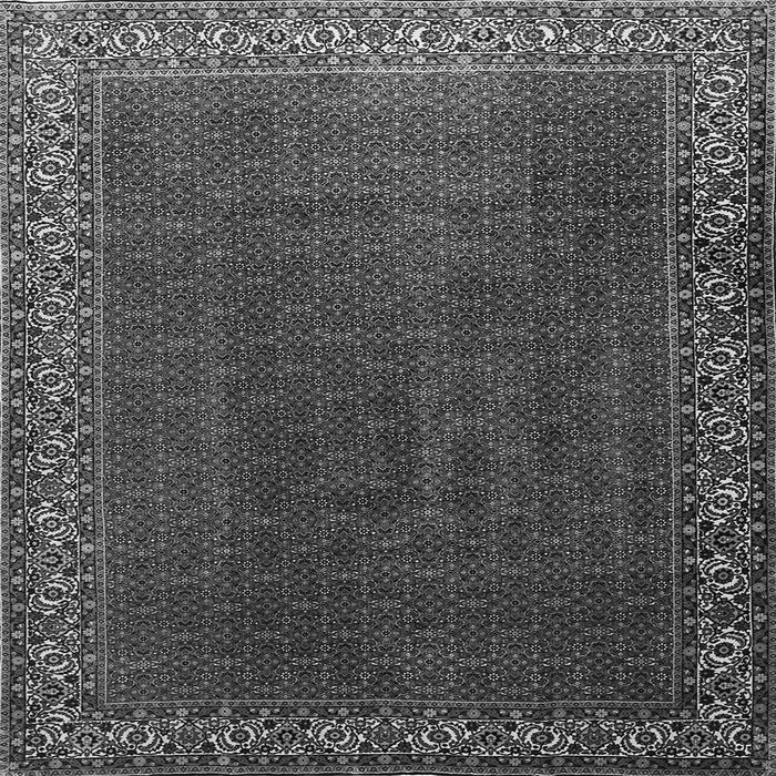 Serging Thickness of Persian Gray Traditional Rug, tr1524gry