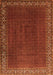 Persian Orange Traditional Rug, tr1524org
