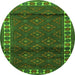 Machine Washable Persian Green Traditional Area Rugs, wshtr1525grn