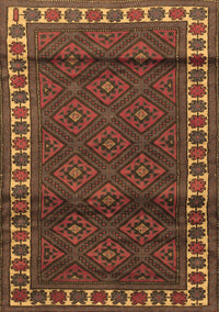 Persian Brown Traditional Rug, tr1525brn