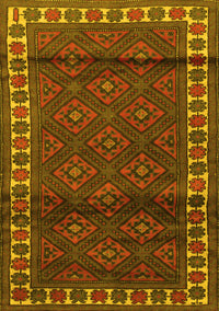 Persian Yellow Traditional Rug, tr1525yw