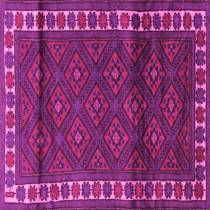 Square Persian Pink Traditional Rug, tr1525pnk