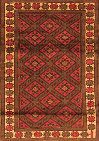 Persian Orange Traditional Rug, tr1525org