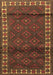 Machine Washable Persian Brown Traditional Rug, wshtr1525brn