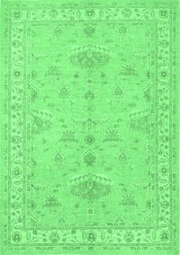 Persian Emerald Green Traditional Rug, tr1526emgrn