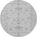 Machine Washable Persian Gray Traditional Rug, wshtr1526gry