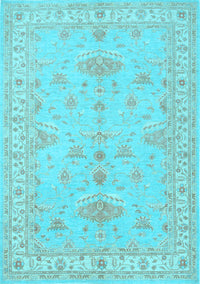 Persian Light Blue Traditional Rug, tr1526lblu