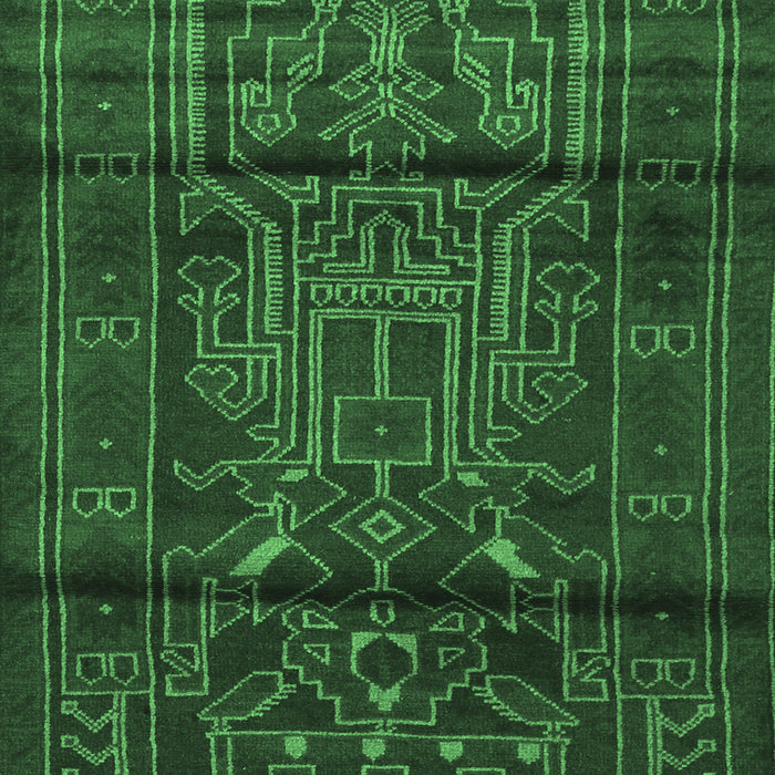Persian Emerald Green Traditional Rug, tr1527emgrn