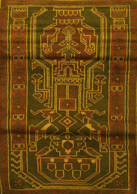 Persian Yellow Traditional Rug, tr1527yw
