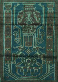 Persian Turquoise Traditional Rug, tr1527turq