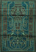 Persian Turquoise Traditional Rug, tr1527turq