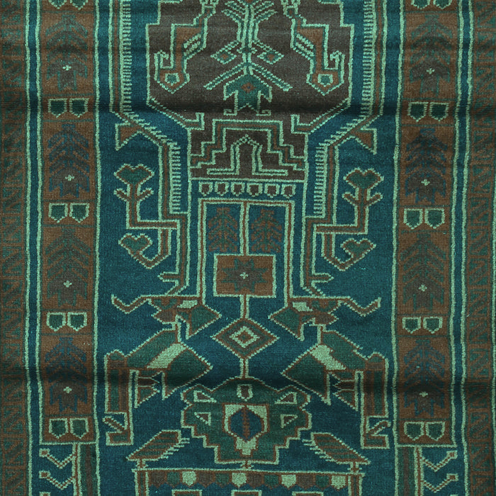 Persian Turquoise Traditional Rug, tr1527turq