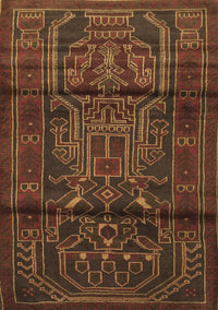 Persian Brown Traditional Rug, tr1527brn