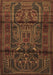 Persian Brown Traditional Rug, tr1527brn