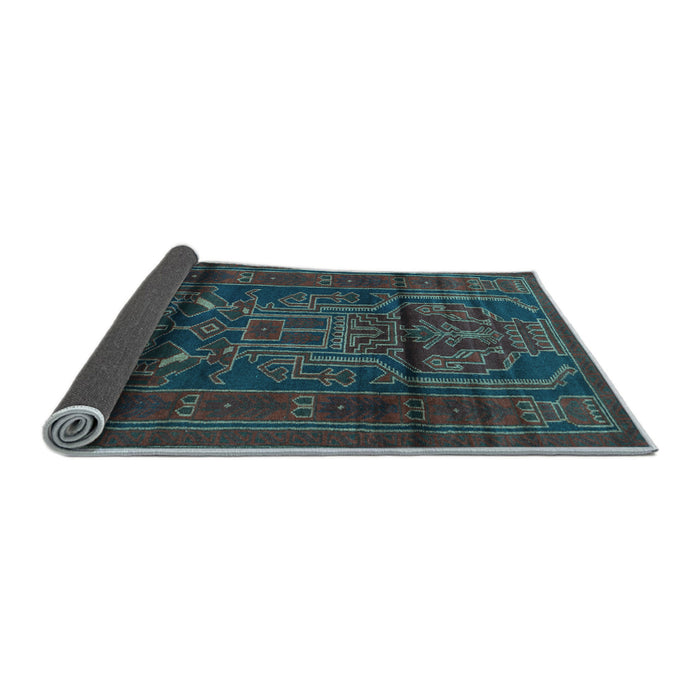 Sideview of Persian Light Blue Traditional Rug, tr1527lblu