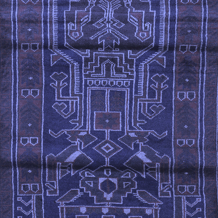 Machine Washable Persian Blue Traditional Rug, wshtr1527blu