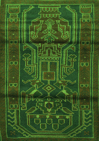 Persian Green Traditional Rug, tr1527grn