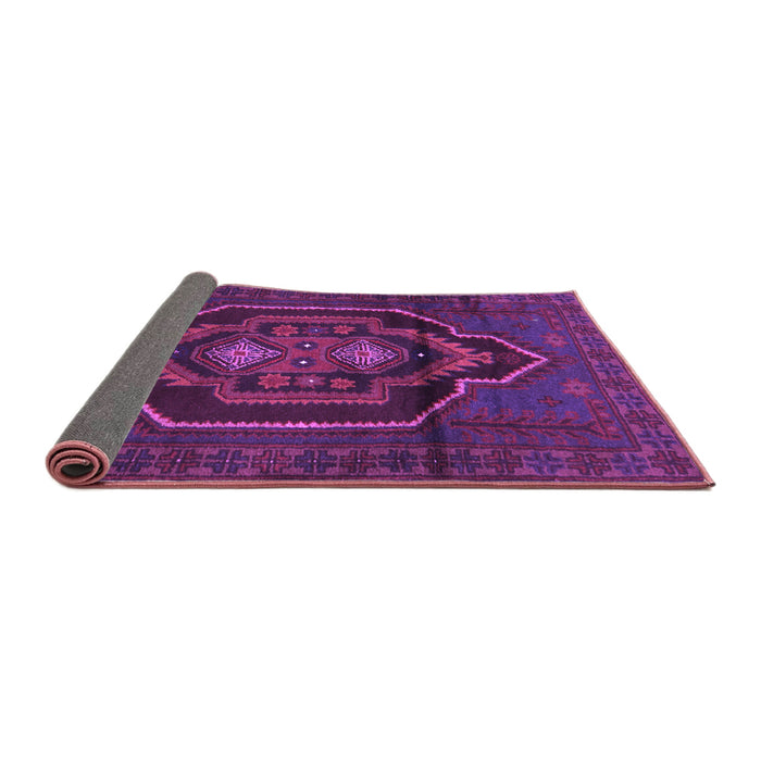 Sideview of Persian Purple Traditional Rug, tr1528pur