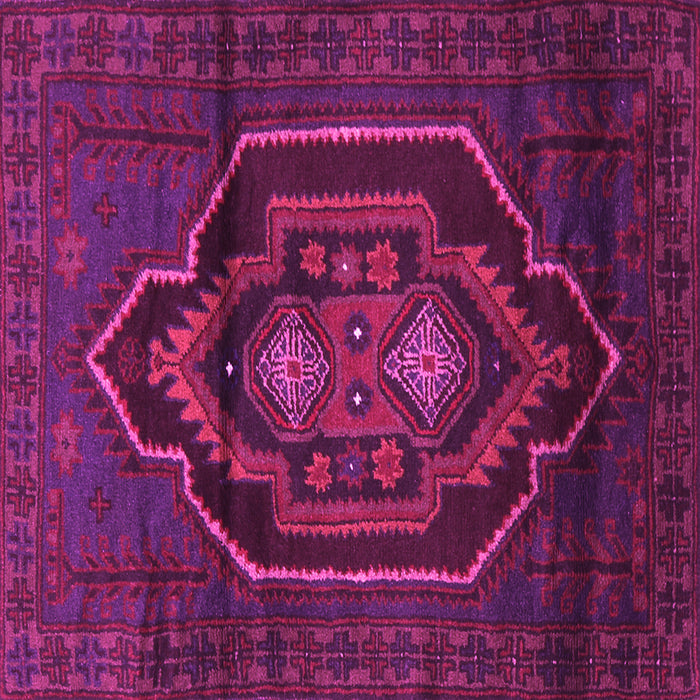 Square Machine Washable Persian Pink Traditional Rug, wshtr1528pnk