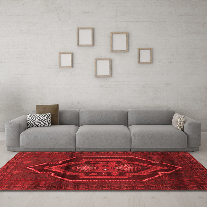Traditional Red Washable Rugs