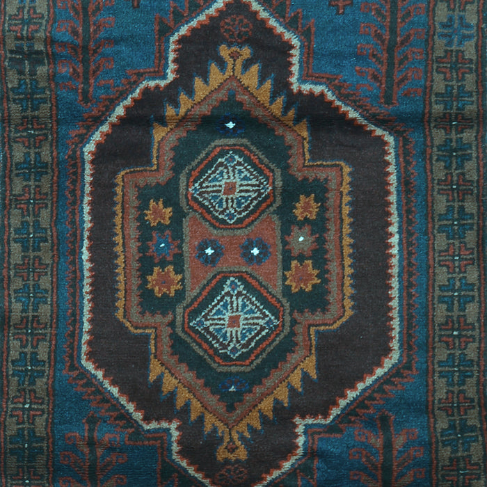 Machine Washable Persian Light Blue Traditional Rug, wshtr1528lblu