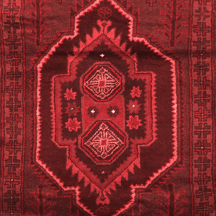 Machine Washable Persian Red Traditional Rug, wshtr1528red