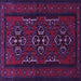 Square Persian Purple Traditional Rug, tr1529pur