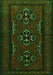 Persian Green Traditional Rug, tr1529grn