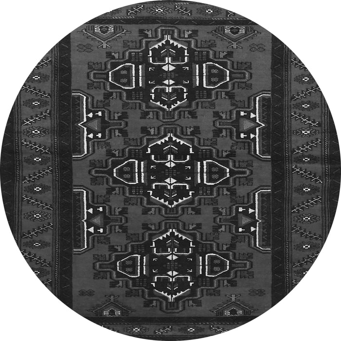 Machine Washable Persian Gray Traditional Rug, wshtr1529gry