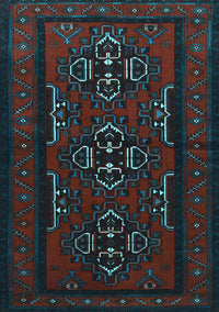 Persian Light Blue Traditional Rug, tr1529lblu