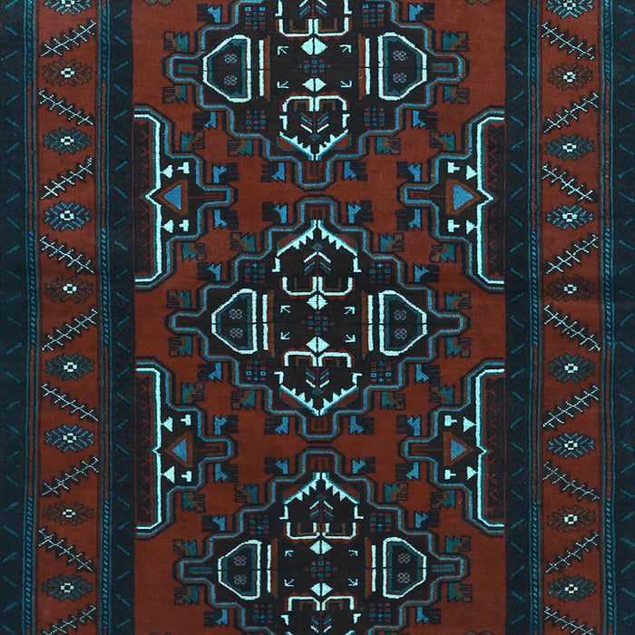 Persian Light Blue Traditional Rug, tr1529lblu