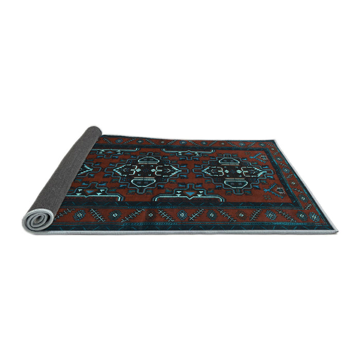 Sideview of Persian Light Blue Traditional Rug, tr1529lblu