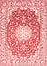 Medallion Red Traditional Area Rugs