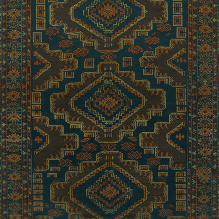 Machine Washable Persian Turquoise Traditional Area Rugs, wshtr1530turq