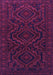 Machine Washable Persian Purple Traditional Area Rugs, wshtr1530pur