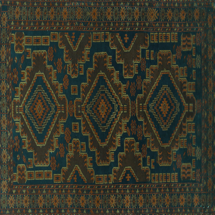 Square Machine Washable Persian Turquoise Traditional Area Rugs, wshtr1530turq
