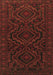 Machine Washable Persian Brown Traditional Rug, wshtr1530brn