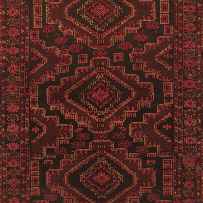 Machine Washable Persian Brown Traditional Rug, wshtr1530brn