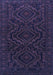 Machine Washable Persian Blue Traditional Rug, wshtr1530blu