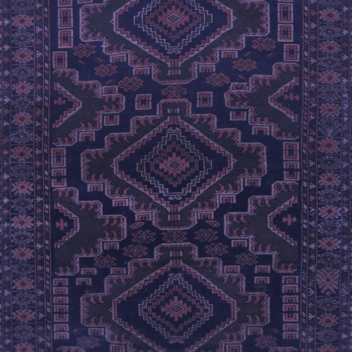 Machine Washable Persian Blue Traditional Rug, wshtr1530blu