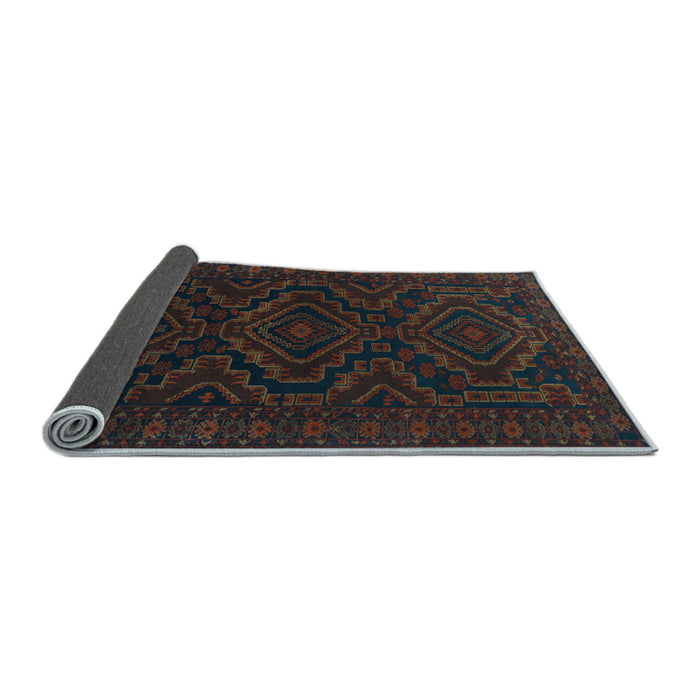 Sideview of Persian Light Blue Traditional Rug, tr1530lblu