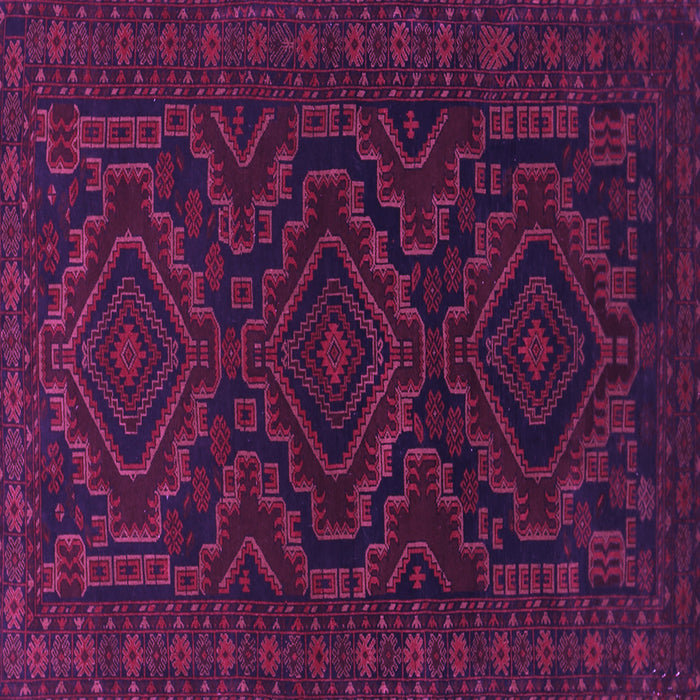Square Persian Purple Traditional Rug, tr1530pur