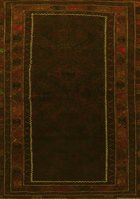 Persian Yellow Traditional Rug, tr1531yw