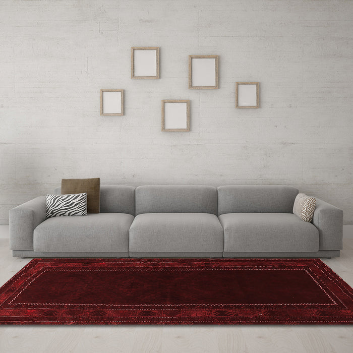Traditional Red Washable Rugs