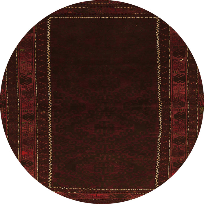 Square Persian Orange Traditional Rug, tr1531org